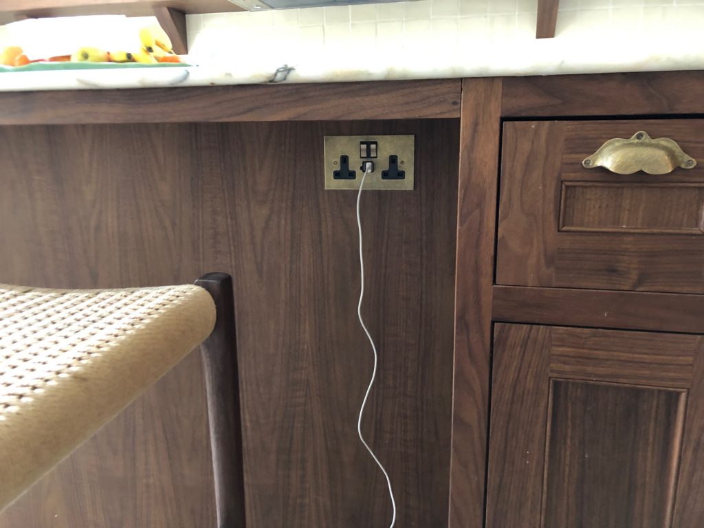 Built in charging station
