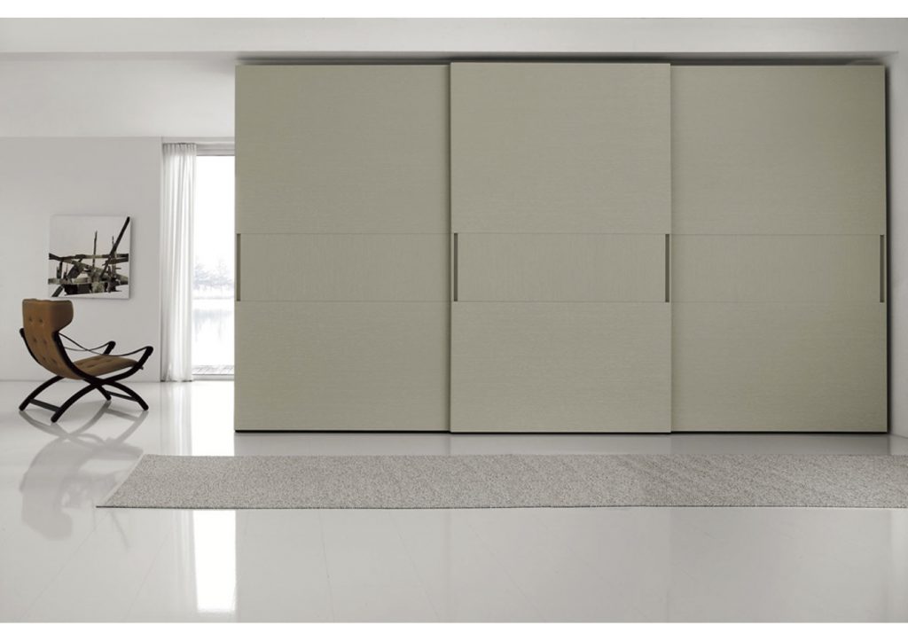 Large white wardrobe