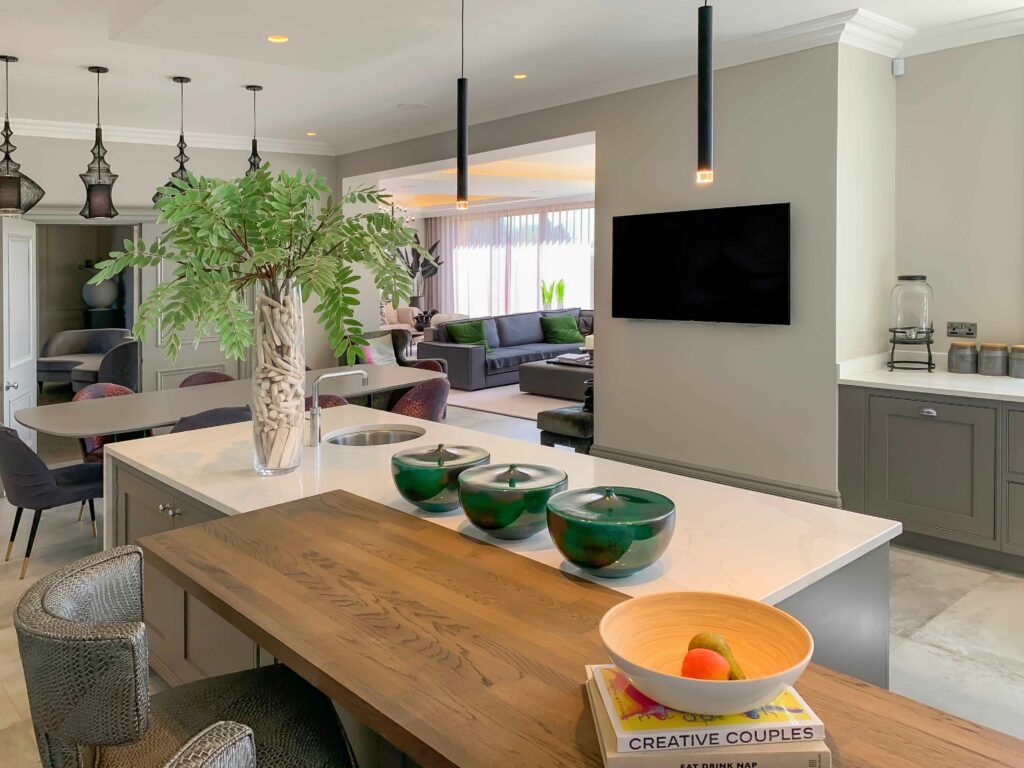 In-frame Shaker Kitchen: View From Breakfast Bar